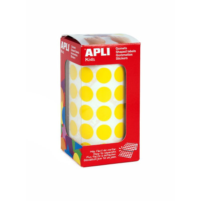 GOMMETTES JAUNE 15,0 MM ROUL