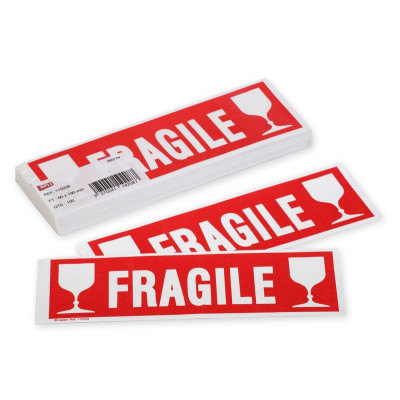 P 100 Etiquettes FT 60X190 FRAGILE