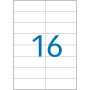 Boite 1600 Etiquettes ETIBOX   105X37