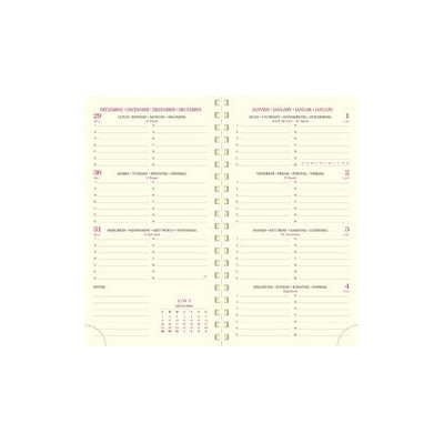 Exacompta agenda de poche eurotime 16s, 2026, cassandra noir 90 x 160 mm