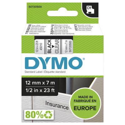 DYM RUBAN D1 12MMX7M NR TRSP S0720500