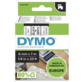 DYM RUBN DYMO D1 6MMX7M N BLC S0720780