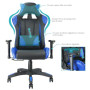 Fauteuil de bureau Gamer baquet RACING noir et bleu