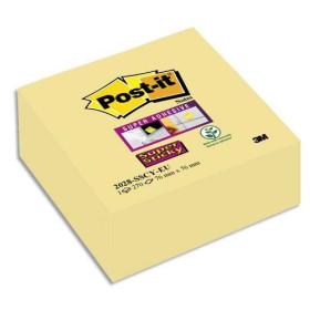Pos cube sticky 270f 76x76mm jaune bp890