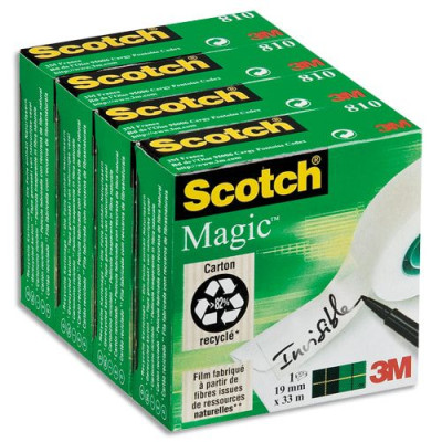Scotch lot/4 magic 810 19x33 inv 23650