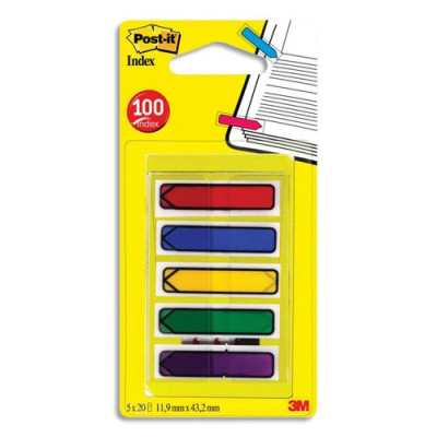 Pos l/5x20 index fleche 12x44 ass l1251