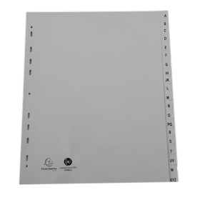 Intercalaires PP gris A4+ 20p A-Z