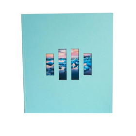 album livre 60p noir 29x32cm MILANO Vert