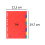 Intercal. a4 carte lustree 8 positions