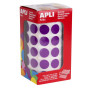 GOMMETTES ROND MAUVE 15 ROUL