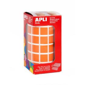 ROUL 2832 GOMMET CARRE 15X15MM ORANGE