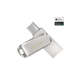 Lecteur flash SanDisk Ultra Dual Drive Luxe - 64 Go - USB 3.1 Type A, USB 3.1 Ty