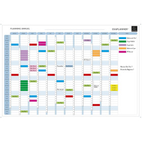 Planning magnetique annuel