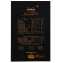 Bloc agrafé rhodia black n°20 21x31,8cm seyès 80f perf. 4t. 80g