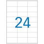Boite 2400 Etiquettes ETIBOX      70X36