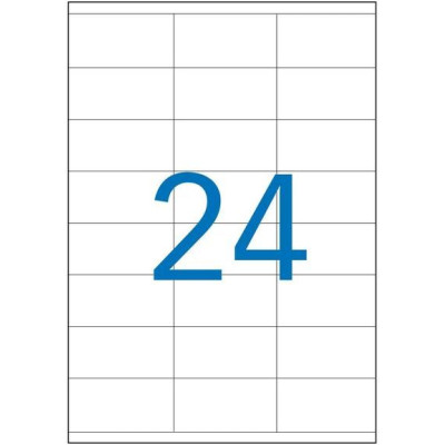 Boite 2400 Etiquettes ETIBOX      70X36