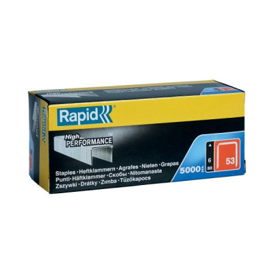 Agrafes Rapid 53/6 Galvanise, 5000