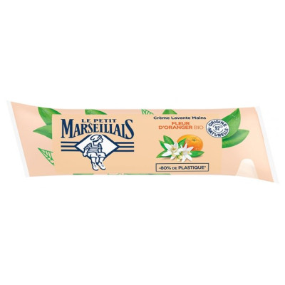 Crème Lavante Mains à la Fleur d'Oranger Toutes Peaux Recharge 250 ml