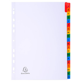 Intercal. a-z a4 20p carte bl.+ongl.coul