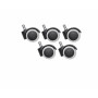 Jeu de 5 roulettes standarts diam 50mm axe 11mm