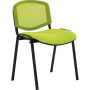 Chaise lena ass tissu dos filet noir