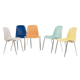 Chaise coque elena empilable accrochable