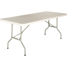 Table pliante light 153*76 coloris gris