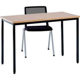 Table conference poly 120*60 coloris hetre