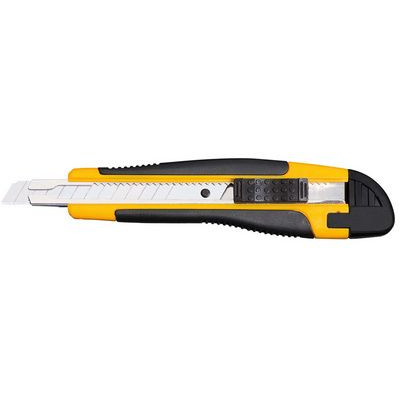 Cutter universel, lame: 18 mm, noir / jaune