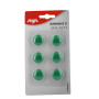BLISTER 6 AIMANTS 22MM VERTS