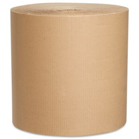 Carton ondulé 350 g/m2 cannelure A, 800 mm, x 50.00 m Diam 600mm