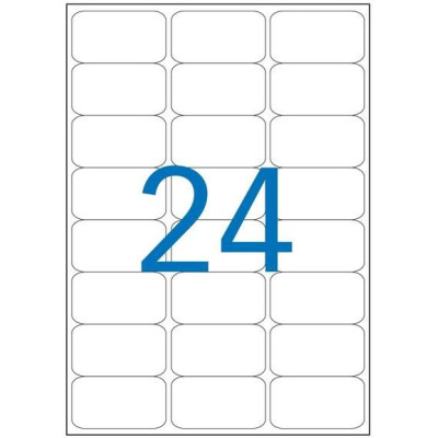 Boite 2400etiquettes etibox blc 64x33.9