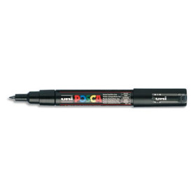 Uniball Posca Marqueur peinture à eau, encre à pigmentation noire, pointe extra