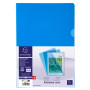 SACH 10 POCHETTES COINS PVC BLEU