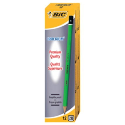 Bic paquet de 12 crayons criterium 550/2b 857585