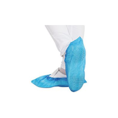 Hygienne 100 surchaussures Hygostar surchaussure en cpe, longueur: 410 mm, bleu