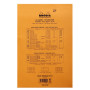 Bloc agrafé rhodia orange n°19 21x31,8cm 80f q.5x5 80g