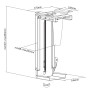 Support Easy-Lock pour Unité Centrale PC Installation sous table