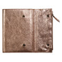 CUIRISÉ Porte-carnet A5,120p Ligné Cuivre