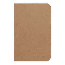 Age Bag carnet piqué 9x14cm 96p uni tabac