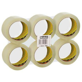 Lot de 6 sco adh emb ln pp 50m 50mmx66m tr bp1084