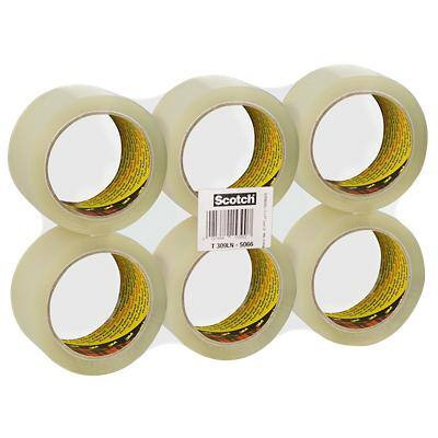 Lot de 6 sco adh emb ln pp 50m 50mmx66m tr bp1084