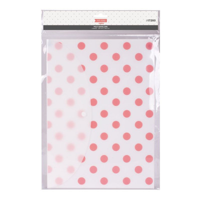 SACHET DE 2 ENVELOPPES PORTEFEU. PP ROSOB