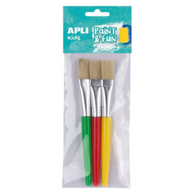 PINCEAUX JUMBO EN PLASTIQUE 1,6CM 3U