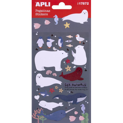 P.1F STICKERS ANIMAUX MARINS           OB