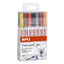 EXTRA FINE TIP PERMANENT PEN ASS.COL.14U