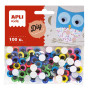 SACH100 YEUX MOBILES ADH.COLEU ROND 10MM