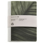CARNET RECYCL AGRAFE 8º 28F LISSE FEUILOB
