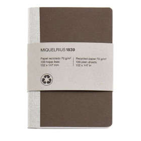 CARNET RECYCL AGRAFE 4º 40F LISSE MARROOB