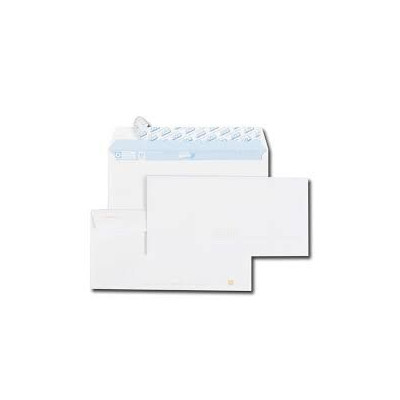 GPV Paquet de 50 Enveloppes blanches DL 110x220 90 g/m² précasées bande de prote